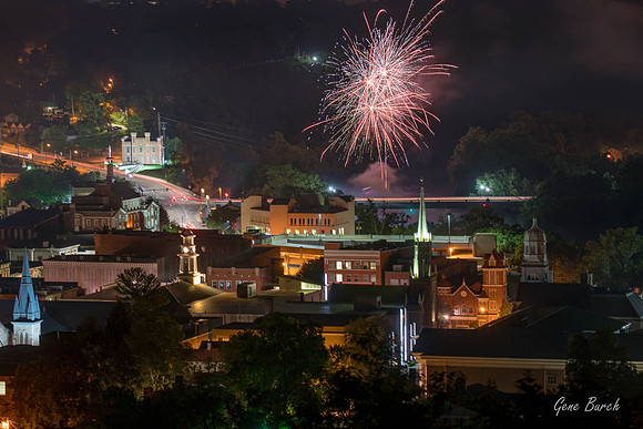 Fireworks, Frankfort Kentucky, July 4th