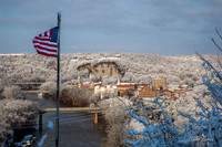 Downtown Frankfort Kentucky from Cemetery, Mar 2012
