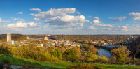 Frankfort Kentucky panorama, Fall-2017
