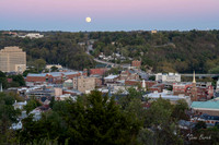 Frankfort Kentucky, moonrise, Oct 2019