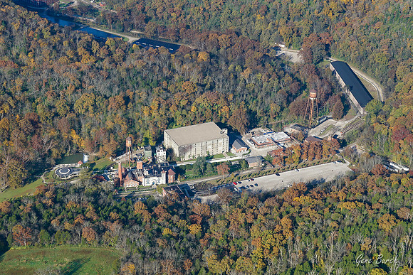 Castle and Key Distillery, Aerial, Nov 2018